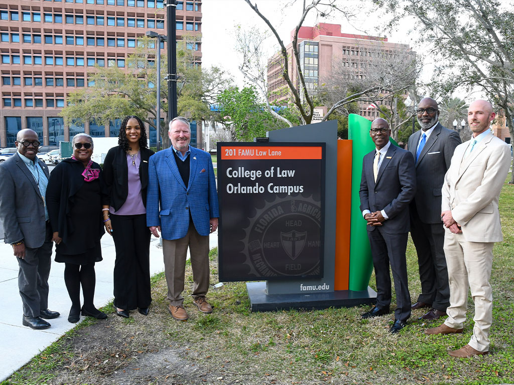 FAMU Law School Students at community event